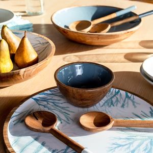 Eco-Friendly Natural Wood Bowl for Serving Salad, <b>Pasta</b>, Fruits & Decorative Use - Product Image 4