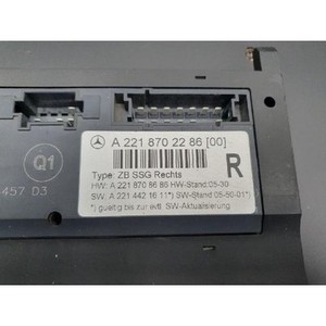 โมดูลควบคุมรถยนต์ S-class ปี 2005-2013 มือสอง ของแท้ รหัส A2218702286 - Product Image 2