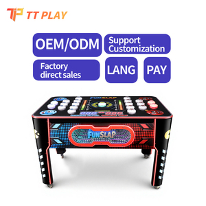 Tavolo da Gioco Arcade Multiplayer con Reazione a Colpo, Gioco Interattivo a Moneta per Sfida di Velocità per Sale <span class=keywords><strong>Giochi</strong></span> - Product Image 5