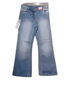 Wide Leg <b>Denim</b> Jeans Mid Waist Loose Fit Lightweight Cotton Casual Solid Color Summer Wear Medium Snow Wash Quick Dry Breathable - Product Image 3
