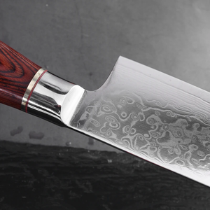 Collection de couteaux de chef en acier Damas faits à la main LEGACY BLADES, couteaux de cuisine professionnels, manche en bois, fournisseur de marques privées - Product Image 4
