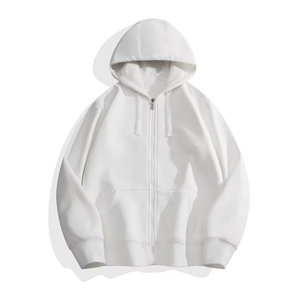 Sweat à capuche unisexe de luxe décontracté de haute qualité pour homme, avec cordon de serrage et fermeture éclair, broderie personnalisée, style vintage, en tissu épais - Product Image 5
