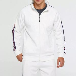 Los hombres de encargo Slim trajes para hombre corredor chándal Logo ropa gimnasios Conjunto de sudadera traje de pista para los hombres - Product Image 2