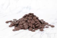 Chocolate Negro Puro al 58% de Cacao, en Botones de 1KG, para Repostería y Confitería, HALAL, Fabricante OEM/ODM, Envío Global, Venta al Por Mayor