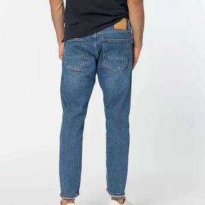 Jeans en denim brut pour homme à jambe droite, tissu en coton durable, usine OEM ODM - Product Image 6