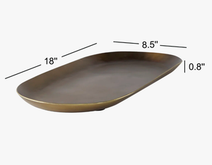 Bandeja de Metal Clásica para Servir Chocolate y Postres, Bandeja Elegante para Exhibir Dulces, Decoración de Mesa para Eventos y Funciones - Product Image 5