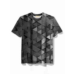 Camiseta antiarrugas para hombre, sublimable, de corte holgado, disponible en diferentes diseños y colores de fábrica. - Product Image 2