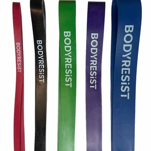 Set di Fasce Elastiche in Lattice per <span class=keywords><strong>Allenamento</strong></span> di Resistenza, Portatili, per Body Building e Pull-up - Product Image 2