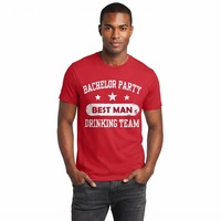 T-shirts personnalisés pour enterrement de vie de garçon, impression DTF DTG, t-shirts assortis pour la bande du marié, vêtements en gros OEM ODM