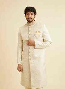 Traje Tradicional Real para Hombre, Salwar Kameez, Estilo Indio Pakistaní, Atuendo de Novio, Sin Arrugas, Protección Solar - Product Image 2