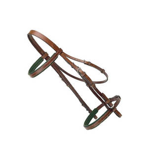 Brida de Cuero Genuino de Alta Calidad con Costuras Decorativas para Caballos, Profesional para Carreras, Equitación, Entrenamiento y Uso Diario - Product Image 4