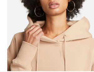 เสื้อฮู้ดโอเวอร์ไซส์สีสันตัดกันทันสมัยสำหรับสาวพลัสไซส์ สวมใส่สบายและมีสไตล์ เหมาะสำหรับใส่ลำลอง - Product Image 2