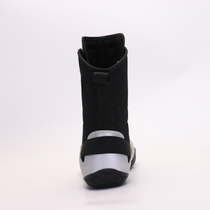 Botas de Boxeo con Correa de Gancho y Bucle, Doble Bloqueo para Estabilidad del Tobillo, Botas Protectoras de Caña Alta para Boxeo, Soporte de Tobillo para Sparring Pesado - Product Image 2