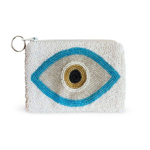 Porte-monnaie miniature de luxe pour femmes et filles, fait main avec des perles de rocaille, pochette à monnaie avec fermeture éclair, broderie de haute qualité, par AFZA ENTERPRISES - Product Image 3