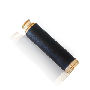 Binoculares Montados en Cuero Amarillo Personalizados y Telescopio de Latón Personalizado para Ver Deportes, Hecho a Mano, Resistente a la Lluvia - Product Image 1