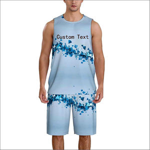 Camiseta de Baloncesto Retro para Hombre, 100% Poliéster, Transpirable, de Secado Rápido, con Malla, Personalizable con Logotipo, Uniformes con Impresión Digital - Product Image 1