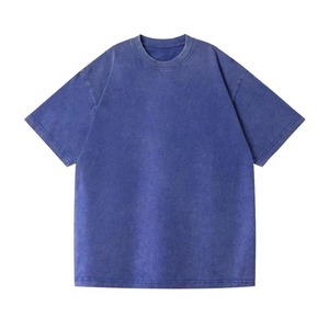 T-shirt en denim uni 100% coton, imprimé DTG/DTF, coupe classique pour homme, taille plus, style vintage personnalisé - Product Image 6