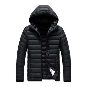 Winter Herren Blouson-Jacke mit Reißverschluss, Kapuze, Wasserdicht, Lässig, Gewebt, Normale Länge, Winter Outdoor Mode-Jacke - Product Image 3
