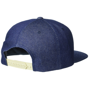 Casquette de baseball unisexe à 6 panneaux, ajustée, en tissu denim uni, décontractée, pour adulte, noire, 58-60 cm - Product Image 5