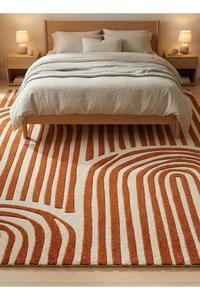 High-Performance Modern Wool Anti-Slip Handmade <b>Thick</b> Pile Flooring Carpet Rugs for Bedroom and Living Room Decoration - Product Image 4