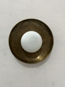 Lámpara de Pared Giratoria con Globo Dorado de Aluminio, Lámpara de Vanidad para Dormitorio y Decoración de Oficina - Product Image 2