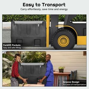 Portable 50-Gallon Fuel Dispenser Set in Black and Gray Vehicle Equipment - Product Image 5