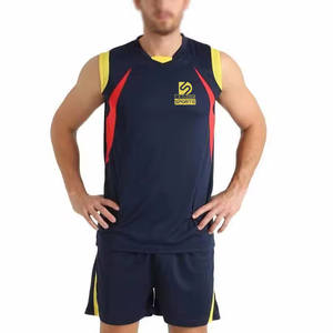 Uniforme de volley-ball imprimé sur mesure pour hommes, 100% polyester, durable, séchage rapide, vente en gros, fabriqué au Pakistan - Product Image 2