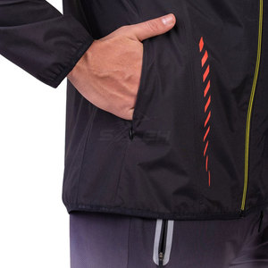 High Visibility Reflective Running <b>Jacket</b> With Lightweight Fabric Breathable Design And Quick Dry Finish <b>For</b> Outdoor Exercise - Product Image 5