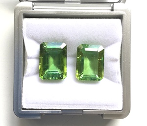 Pierre de tourmaline verte naturelle de 31,14 carats, taille octogonale, pour la création de bijoux fins - Product Image 3
