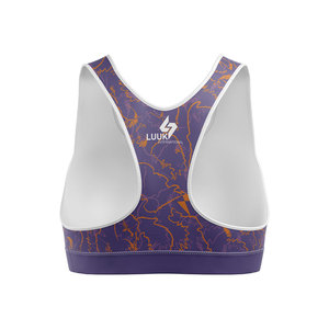 Customized Direct Factory Made Seamless Racerback Sports Bra Women High Impact <b>Running</b> Fitness Workout Bra - Product Image 3