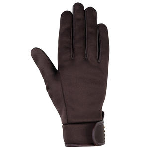 Guantes de equitación con material de agarre Basil-softshell para montar a caballo - Product Image 1