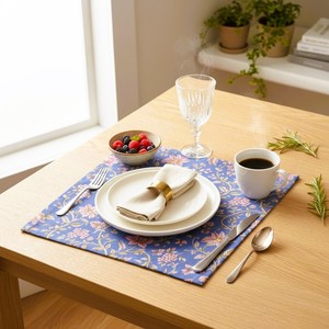 Luxury Floral Print Premium Fabric Dining <b>Table</b> Mats Home Wedding Hotel Restaurant Bulk Supplier India <b>Low</b> MOQ Worldwide - Product Image 2