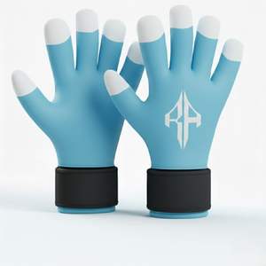 Gants de gardien de but unisexes respirants, protection des doigts et du pouce, haute qualité, couleur personnalisée, emballage personnalisé, matériau - Product Image 5