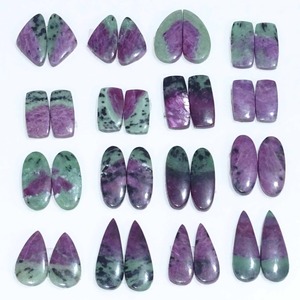 Conjunto de piedras sueltas de rubí zoisita de alta calidad para la fabricación de joyería artesanal y proyectos de artesanía, disponible para la venta. - Product Image 2