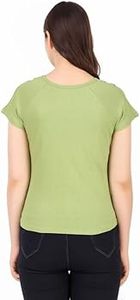 Easy Match <b>Travel</b> Friendly Solid Color Slim Fit Breathable O-<b>Neck</b> Knitted Polyester 200g Women's Short Sleeve T-Shirt - Product Image 2
