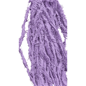 Cordón de tela deshilachada 100% algodón en lavanda, tira texturizada para costura de moda, joyería, manualidades, decoración DIY y bolsos - Product Image 1