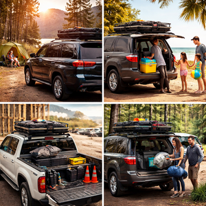 Canasta Portaequipajes de Techo Reforzada 64×39" con Capacidad de Carga de 200 lbs para SUV, Camioneta y Auto con Barras Transversales OEM GAPCGC003 - Product Image 3