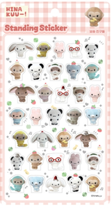 [HINAKUU] Pegatinas 3D Pop-Up de Personajes Suaves y Adorables para Diario, Agenda, Portátil - Venta al por Mayor - Product Image 1