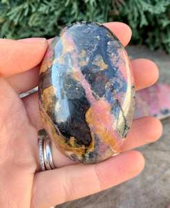 Piedra de Rodonita Natural Pulida, Cristal Curativo, Piedra de la Preocupación para Aliviar el Estrés, Meditación, Reiki, Venta al por Mayor - Product Image 2