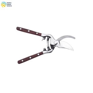 Tijeras de Podar Manuales de Jardín de Alta Calidad de 8.5 Pulgadas |   Cortador de ramas de alta resistencia con hoja de acero y mango de madera - Product Image 4