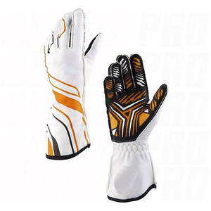 Gants de sport à doigts entiers bleus et noirs en synthétique unisexe, légers, respirants, pour toutes les saisons, pour sports automobiles - Product Image 4