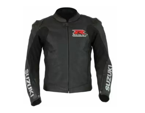 Veste de course pour moto en cuir de vache véritable Zuzuki pour homme/Chaqueta CE niveau 2 avec protection dorsale - Product Image 1