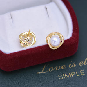 ต่างหูมุกน้ำจืด 6-7 มม. แสงสว่างสวยงาม แทบไร้ตำหนิ เงินแท้ S925 ดีไซน์รูปหัวใจ เรียบง่าย สง่างาม สำหรับผู้หญิง - Product Image 4