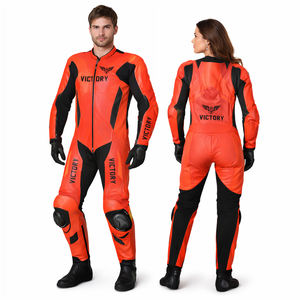 Combinaison de moto en cuir professionnelle haut de gamme personnalisée 2026, une pièce, équipement de sécurité pour la conduite à moto, combinaison de moto pour la piste - Product Image 1