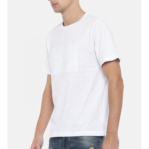 Camisetas de algodón lisas al por mayor con logotipo OEM, cuello redondo, para hombre, alta calidad, 100% algodón, impresión personalizada, camisetas personalizadas de buena calidad. - Product Image 2