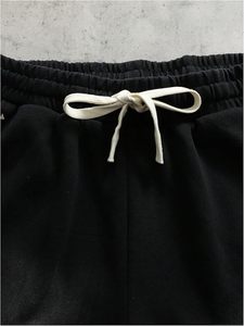 Shorts décontractés pour hommes, style Y2K, avec strass, taille élastique, pour le sport, la gym, Bermuda déchiré, streetwear - Product Image 3