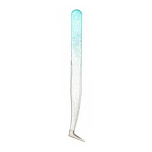 แหนบตัดขนตาสแตนเลสคุณภาพสูง Morje Surgical ปรับแต่งได้ ปลายเรียบ ด้ามจับไล่เฉดสีน้ำเงิน รุ่น MS-ET-0007 - Product Image 3