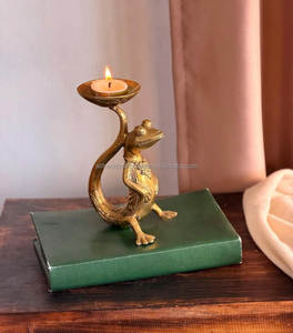 Brass Bulk Deal Antique Style Metal <b>Tealight</b> <b>Holders</b> Tabletop Centerpiece for Boutique Decor Shops & Importers Factory Price - Product Image 2