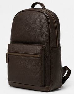 Gravs Black Genuine Leather Vintage Mens Business Travel Laptop <b>Backpack</b> Waterproof Anti-Theft Winter Polyester School - Product Image 5