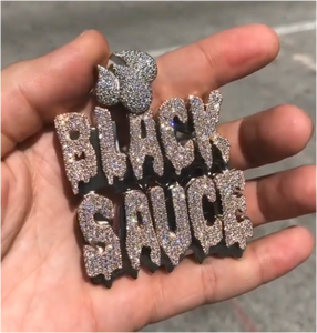 Pendentif personnalisé avec nom en moissanite, lettre sertie de diamants VVS, chaîne en argent 925, collier hip-hop, cadeau pour elle ou lui - Product Image 2